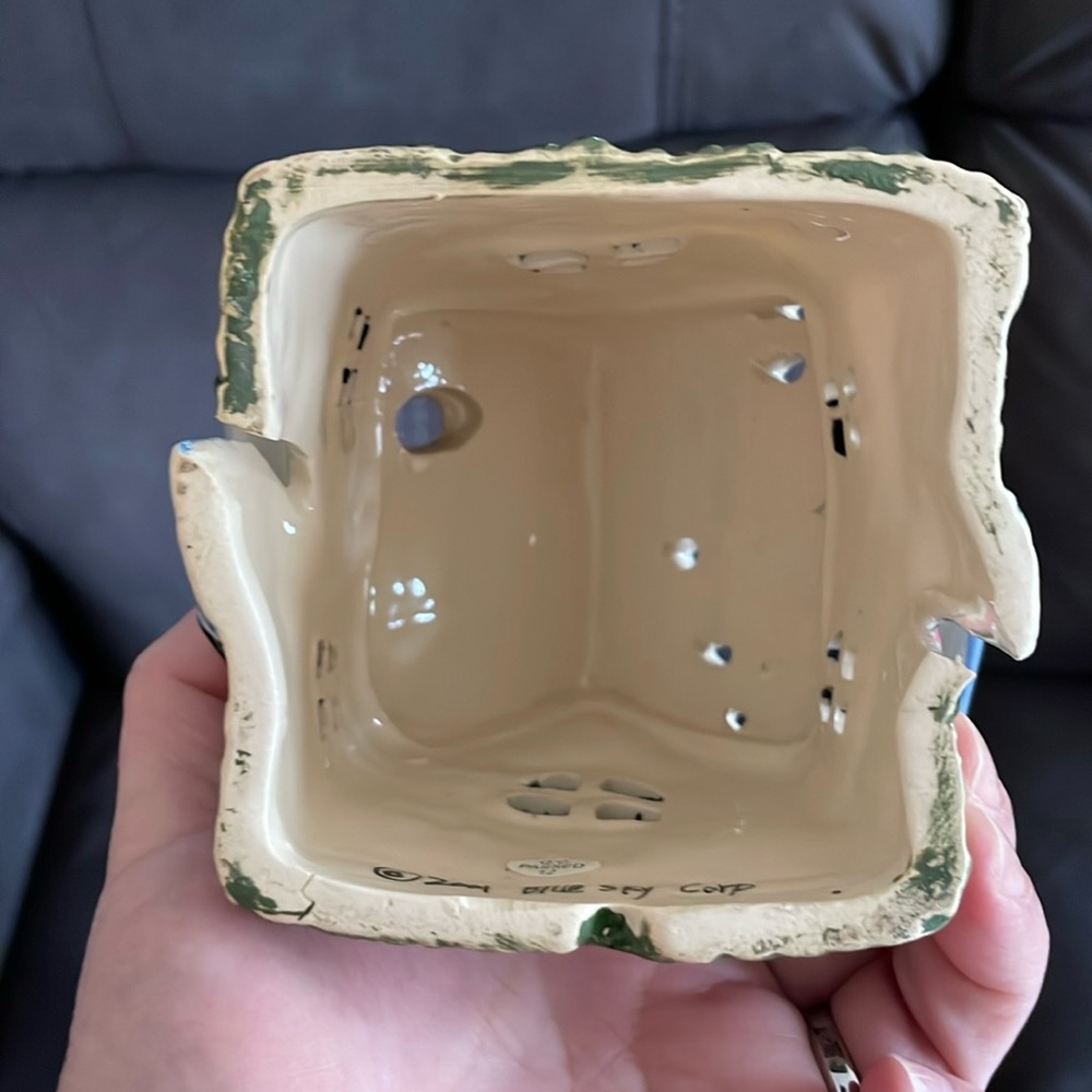 🌎Blue Sky Clayworks Tea Light House Heather Goldminc Little Bit of Heaven 2001 - Picture 15 of 16